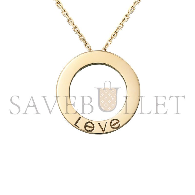 CARTIER LOVE NECKLACE, PAVED B7058400